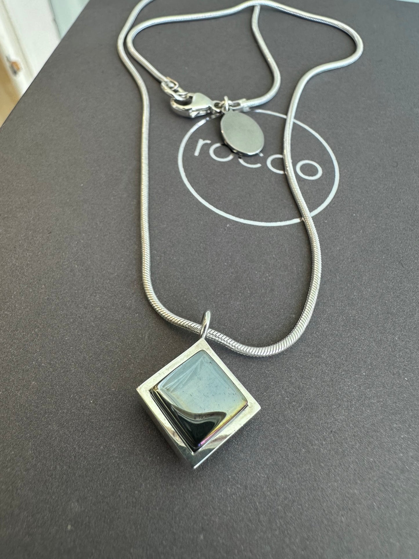 Double-sided Glass Pendant