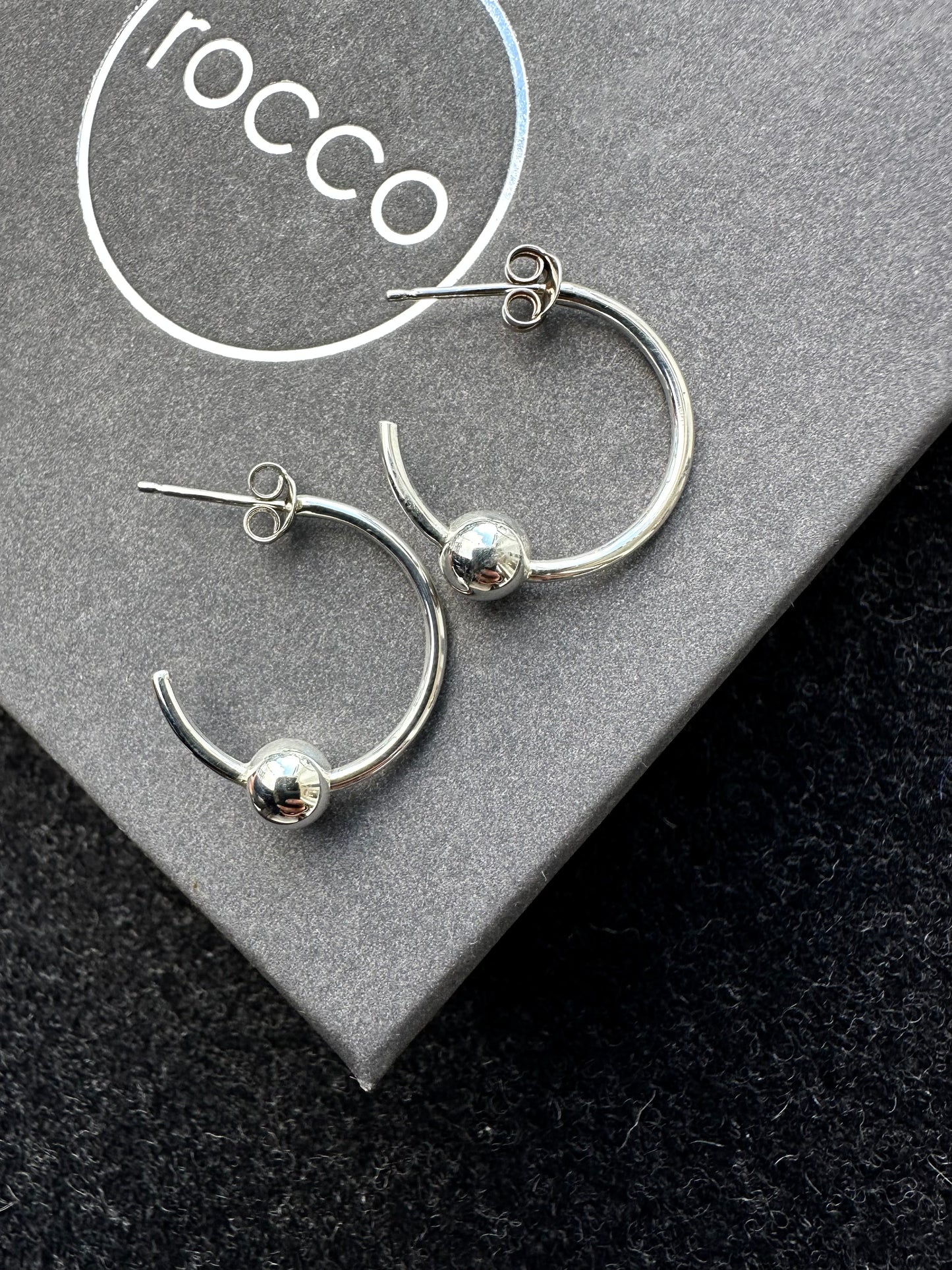 Studded Hoop Earrings