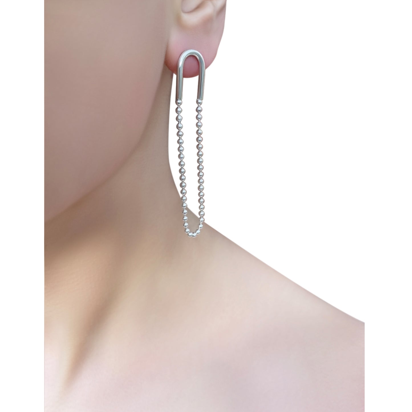 Paperclip Chain Earrings