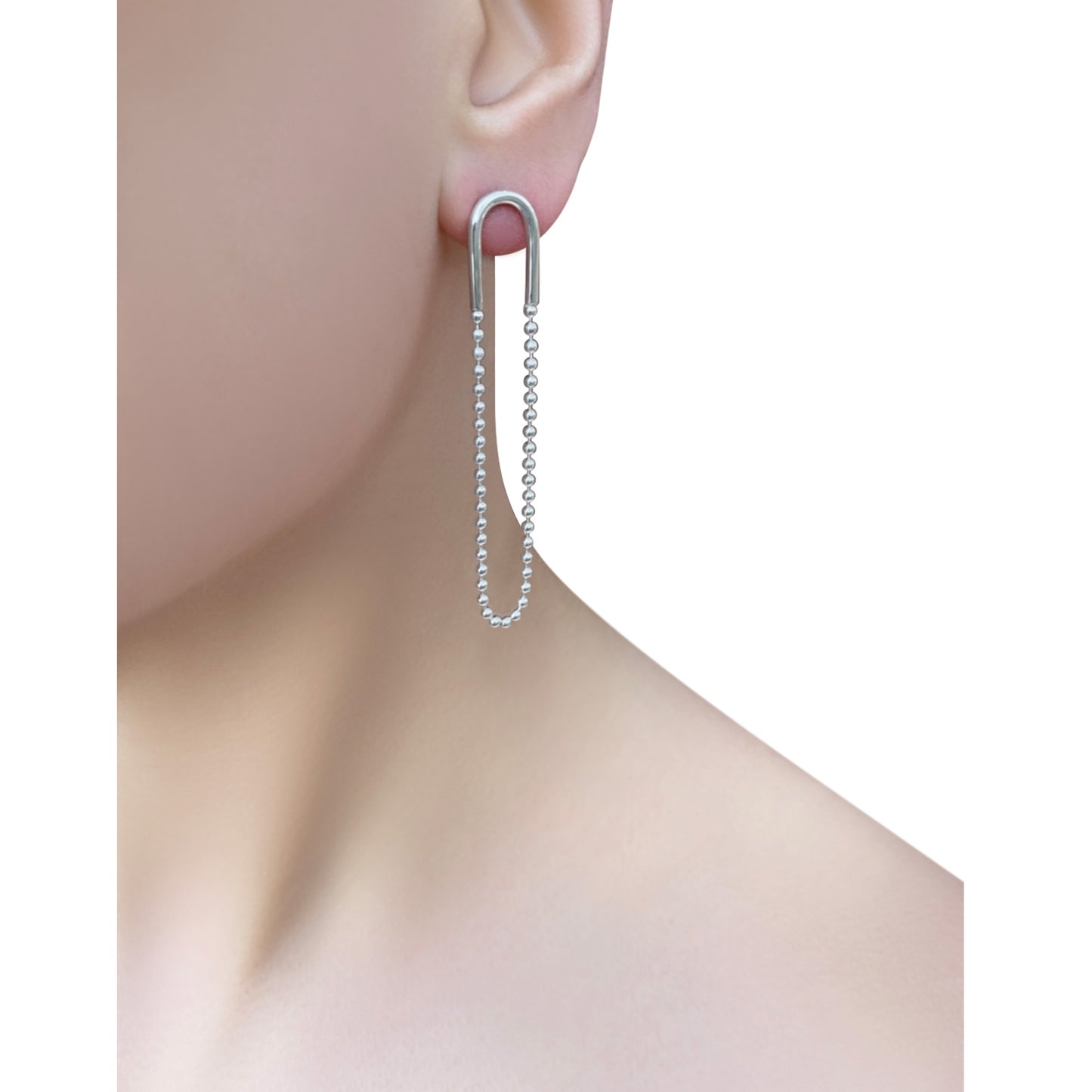 Paperclip Chain Earrings