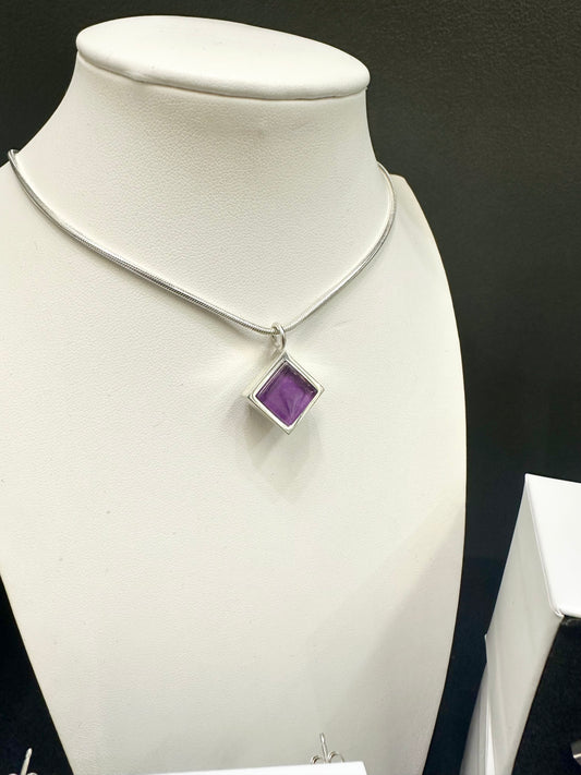 Double-sided Glass Pendant