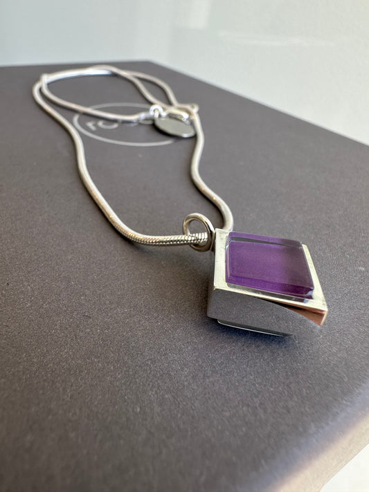Double-sided Glass Pendant